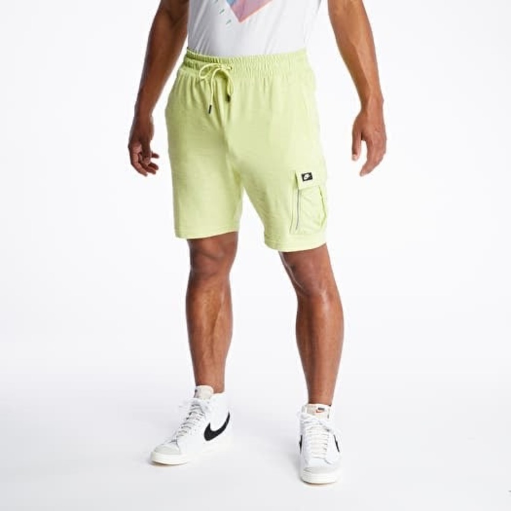 Nike Cargo Shorts Drawstring Athletic Casual Activewear‎ Yellow Mens Size M